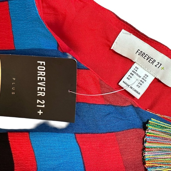 NWT Colorful Maxi Slip Dress - Picture 3 of 4